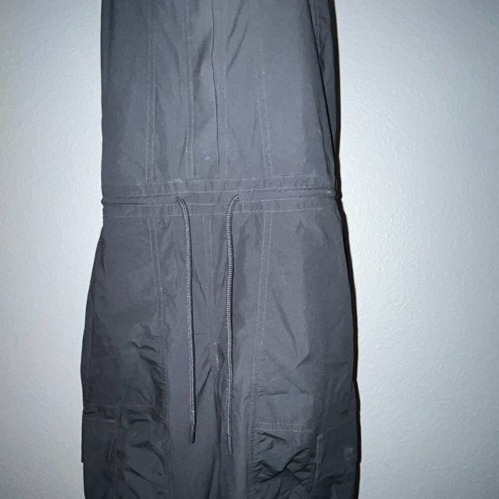 ATHLETA Canopy Parachute Cargo Jumpsuit Lightweight Nylon Sleeveless - Black - 0 - Picture 3 of 15